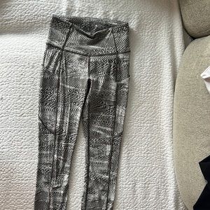 Lululemon Snakeprint Running Legging